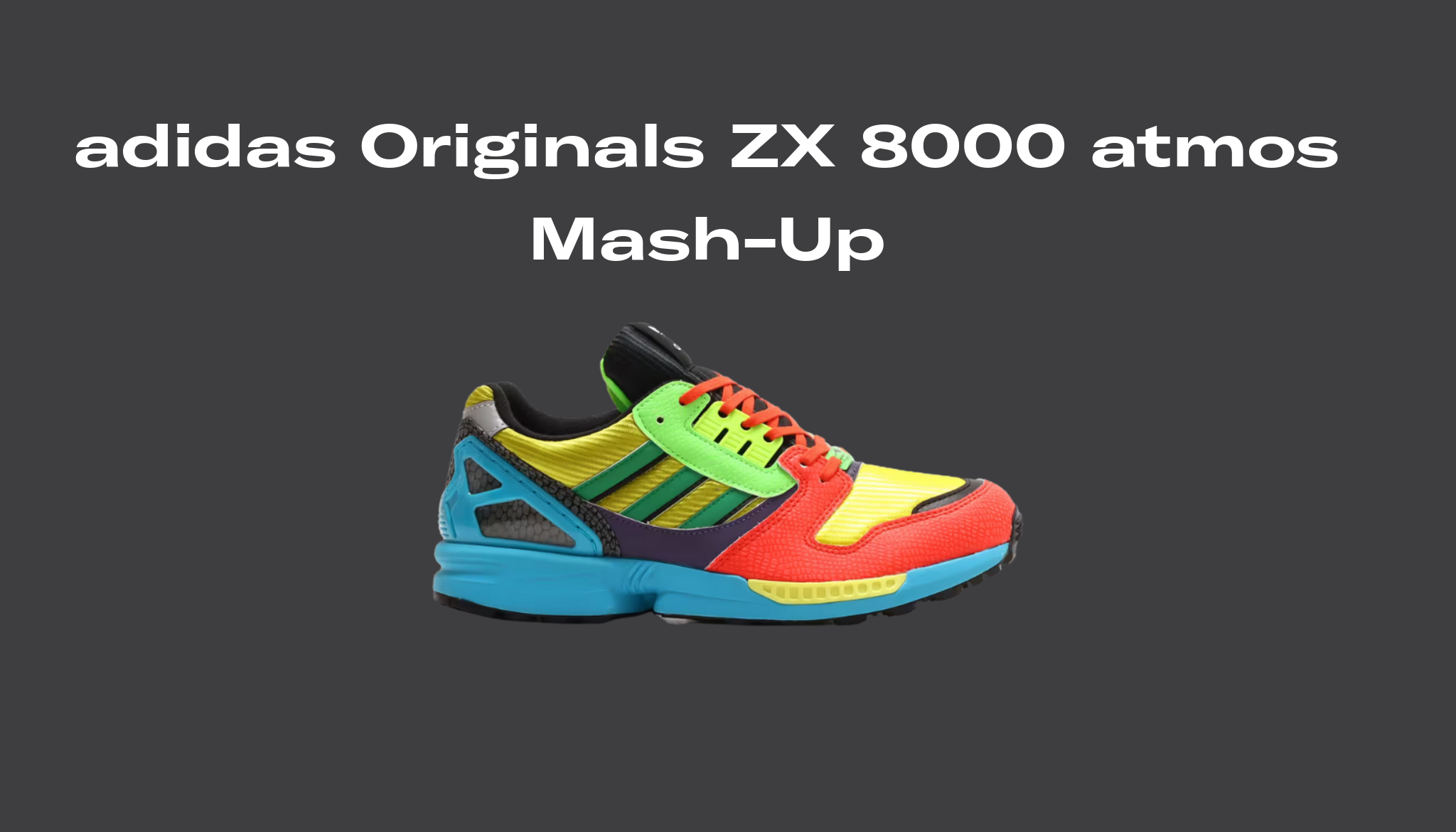 adidas ZX8000 atmos MASH UP マッシュアップ 26cm-